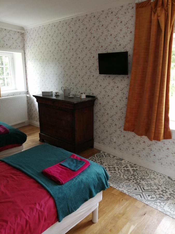 Chambre E Andre Le Domaine Des Jardins De Bracquetuit Luaran gambar