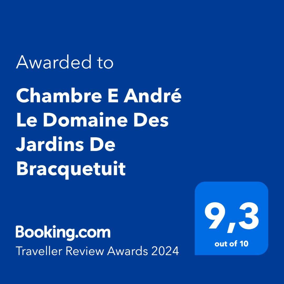 Chambre E Andre Le Domaine Des Jardins De Bracquetuit Luaran gambar